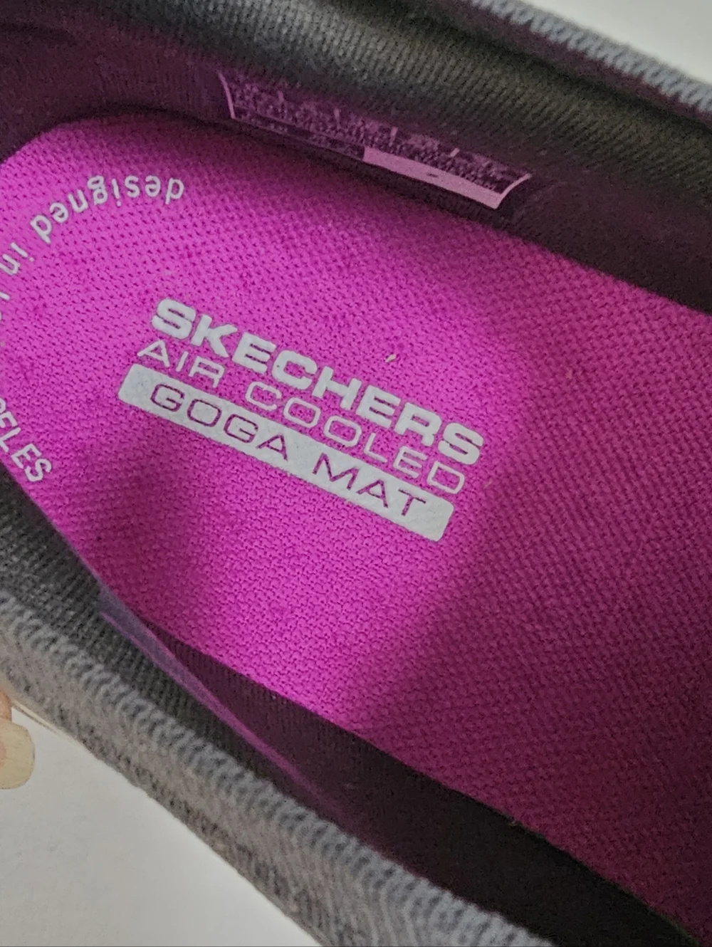Skechers Womens Max Cushioning Elite Gray Purple Ultra Go Slip On Athletic Shoe - Picture 8 of 12